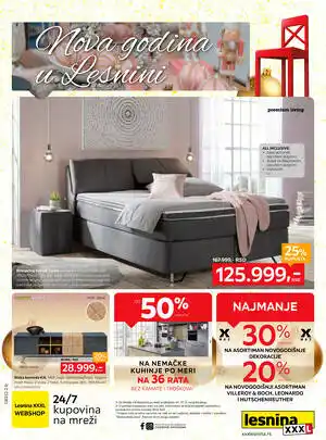 Nova godina u Lesnini