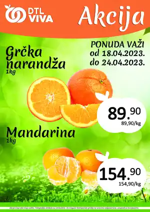 Narandza i mandarina akcije