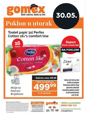 Toaletni papir Perfex cotton
