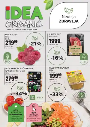 Idea Organic - Nedelja zdravlja