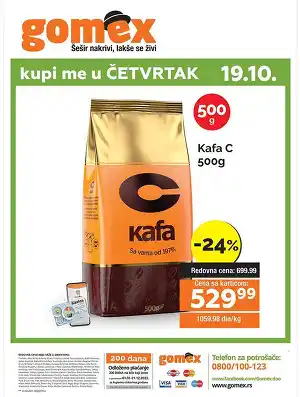 Kafa C 500 gr akcija