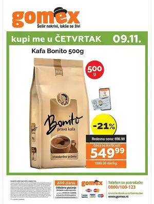 Bonito kafa akcija 500gr