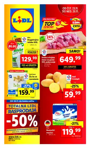 Online letak prehrana