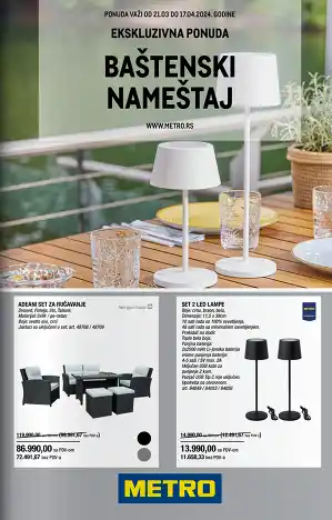 Baštenski nameštaj