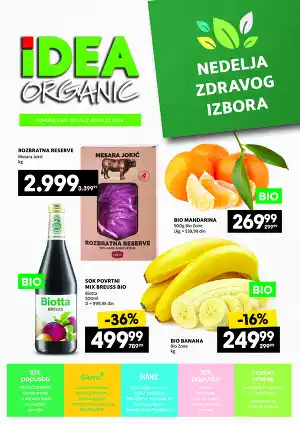 Organic - Nedelja zdravog izbora