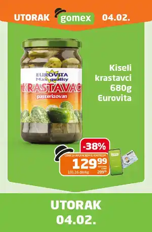 Kiseli krastavac Eurovita
