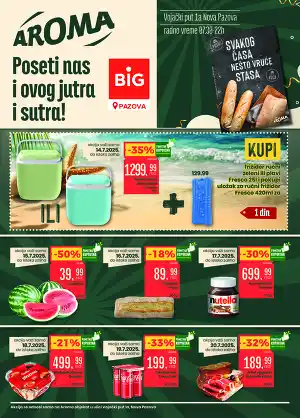 Specijal akcija Aroma Nova Pazova