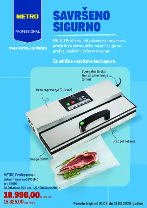 Vakuum zavarivač i vakuum kese