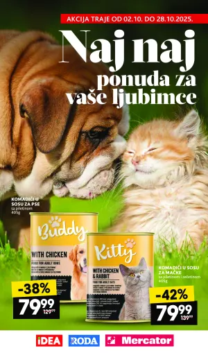 Naj naj ponuda za vaše ljubimce