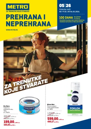 Metro - Prehrana i neprehrana liflet