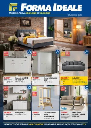 FormaIdeale - Mesečna akcija
