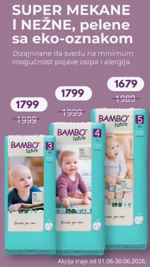 Aksa - Bambo nature pelene