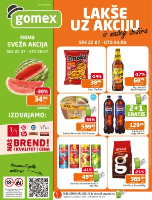 Gomex - Akcije iz našeg šešira