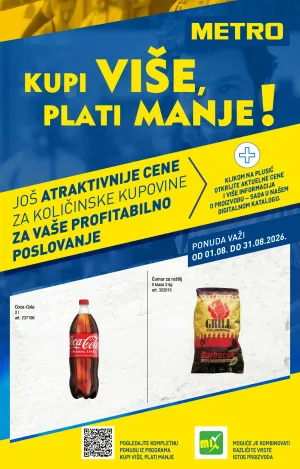 Metro - Kupi više plati manje