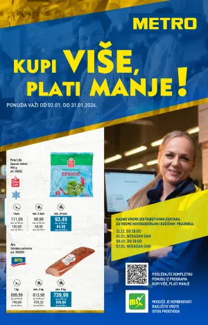 Metro - Kupi više plati manje