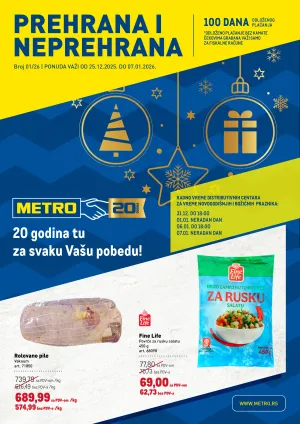 Metro - Prehrana i neprehrana