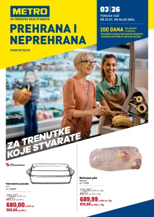 Metro - Prehrana i neprehrana