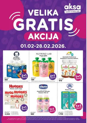 Velika gratis akcija - feb 2026
