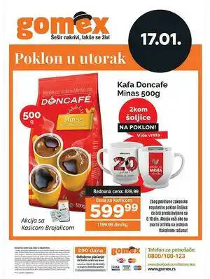 Akcija doncaffe utorak 17.01.