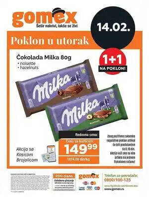 Milka akcija 14.02.