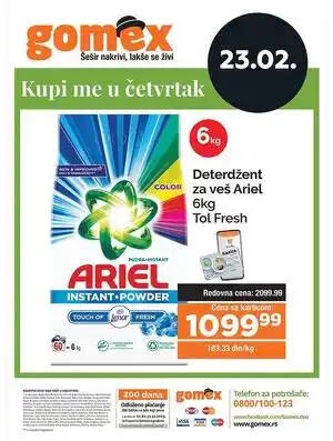 Ariel promocija