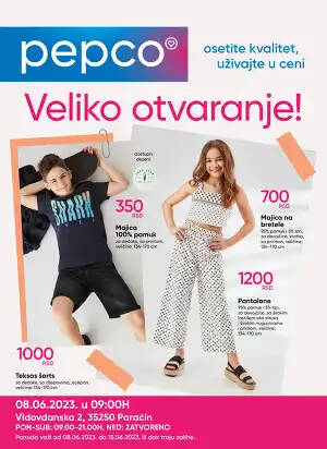 Paraćin veliko otvaranje