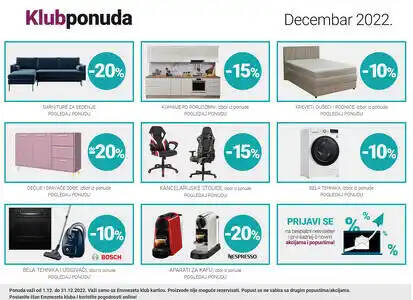 Klub ponuda Decembar 2022
