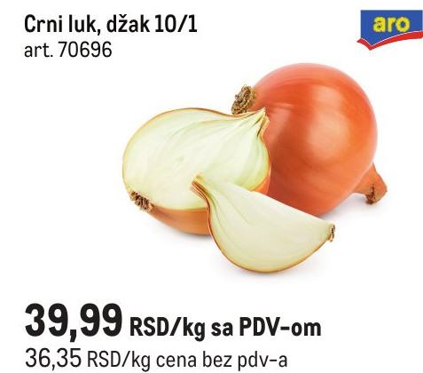 Crni luk, džak 10/1