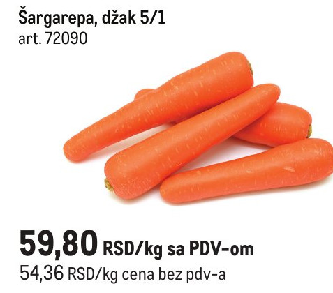 Šargarepa, džak 5/1