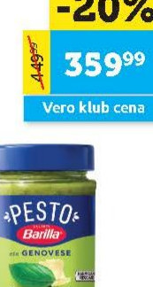 Sos Pesto alla genovese 190g, Barilla