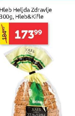 Hleb Heljda Zdravlje 300g, Hleb&Kifle