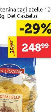 Testenina tagliatelle 104, 500g, Del Castelli