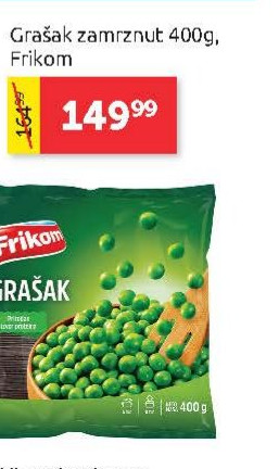 Grašak zamrznut 400g