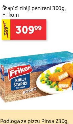 Štapćići riblji panirani 300g