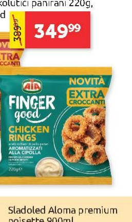 Pileći štapići i kolutići panirani 220g