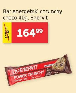 Bar energetski crunchy choco 40g, Enervit