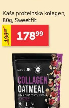 Kaša proteinska kolagen, 80g, Sweetfit