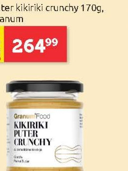 Puter kikiriki crunchy 170g, Granum