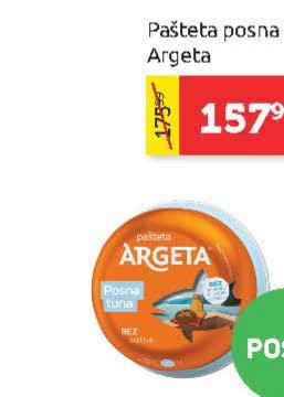 Pašteta posna 95g, Argeta