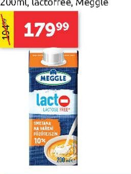 Pavlaka za kuvanje 10%kmm, 200ml, lactofree, Meggle