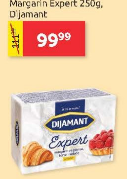 Margarin Expert 250g, Dijamant