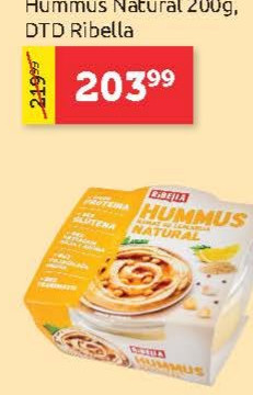 Hummus Natural 200g, DTD Ribella