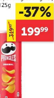 Čips Pringles original, 125g