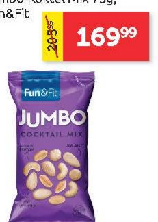 Jumbo Koktel Mix 75g, Fun&Fit