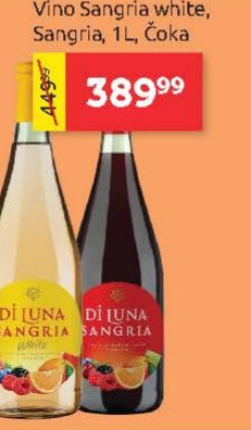 Vino Sangria white, Sangria, 1L, Čoka