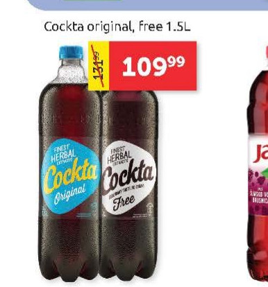 Cockta original, free 1.5L