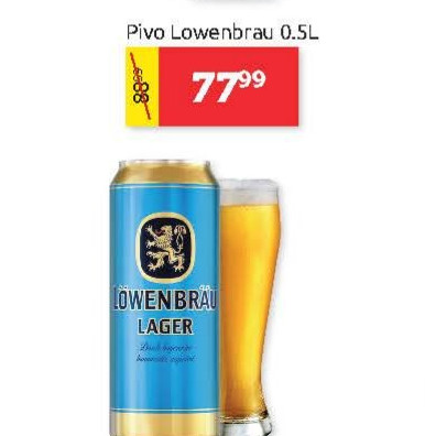 Pivo Lowenbrau 0.5L