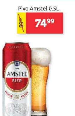 Pivo Amstel 0.5L