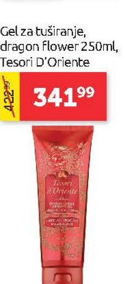 Gel za tuširanje, dragon flower 250ml, Tesori D'Oriente