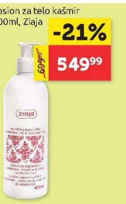 Losion za telo kašmir 400ml, Ziaja